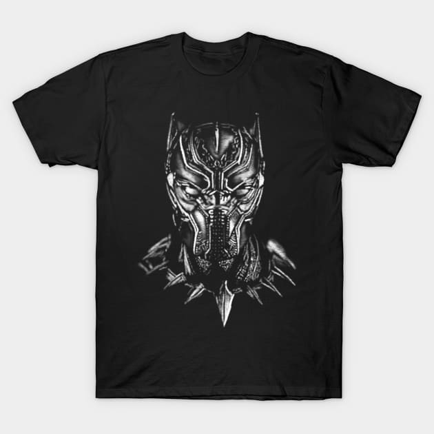 Shaded Black Panther T-Shirt by Danispolez_illustrations